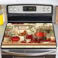 NYZE Stove Top Cover for Electric/Glass Stove, Flat Top Cooktop Protector, Electric Cooktop Cover, Extra Counter Space for Kitchen (Vintage Cherry Jar)