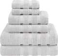 American Soft Linen 100% Cotton Luxury Turkish Towels, 6 Piece Towel Set | Soft Absorbent Quick Dry OEKO Tex Standard 100 Certificated Durable Machine Washable Premium Hotel Quality