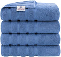 American Soft Linen 100% Cotton Luxury Turkish Towels, 4 PC Bath Towel Set | Soft Absorbent Quick Dry OEKO Tex Standard 100 Certificated Durable Machine Washable Premium Hotel Quality