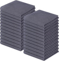 Homaxy 100% Cotton Waffle Weave Kitchen Dish Cloths 24-Pack, Dark Grey | 12 x 12 Inches, Ultra Soft Absorbent Dish Towels, Quick Drying Dish Rags with Hanging Loop