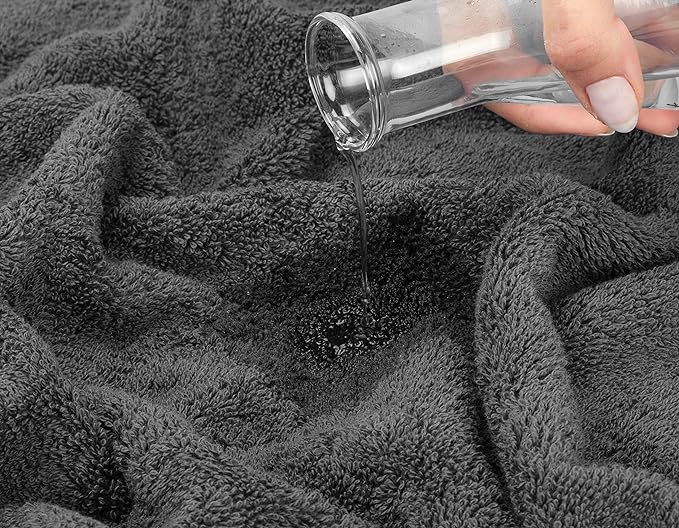 American Soft Linen 100% Cotton Luxury Turkish Towels, 4 PC Bath Towel Set | Soft Absorbent Quick Dry OEKO Tex Standard 100 Certificated Durable Machine Washable Premium Hotel Quality