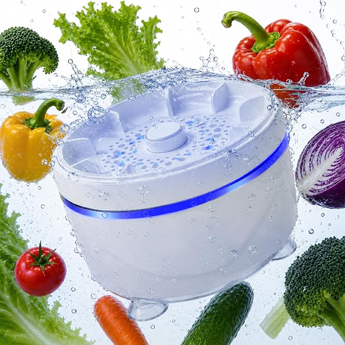 Fruit and Vegetable Washing Machine – Automatic Produce Cleaner and Fruit and Veggie Purifier