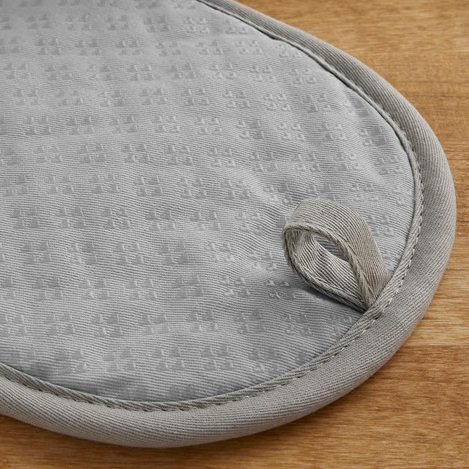 KitchenAid Asteroid Pot Holder 2-Pack Set, Grey, 6.5"x10"