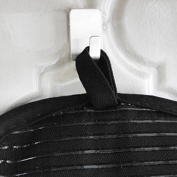 All-Clad Premium Pot Holder & Hot Pad: Heat Resistant to 500 Degrees - 100% Cotton, 10"x6.25" Hot Pad for Kitchen and Barbeque, 4-Pack, Black