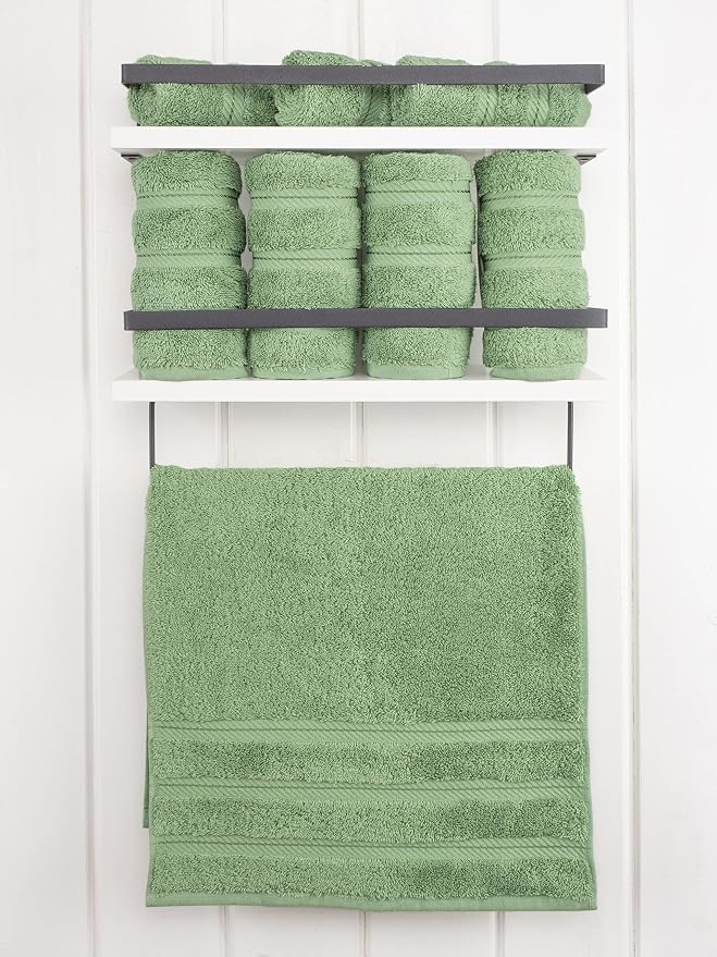 American Soft Linen 100% Cotton Luxury Turkish Towels, 4 PC Hand Towel Set | Soft Absorbent Quick Dry OEKO Tex Standard 100 Certificated Durable Machine Washable Premium Hotel Quality