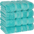 American Soft Linen 100% Cotton Luxury Turkish Towels, 4 PC Hand Towel Set | Soft Absorbent Quick Dry OEKO Tex Standard 100 Certificated Durable Machine Washable Premium Hotel Quality