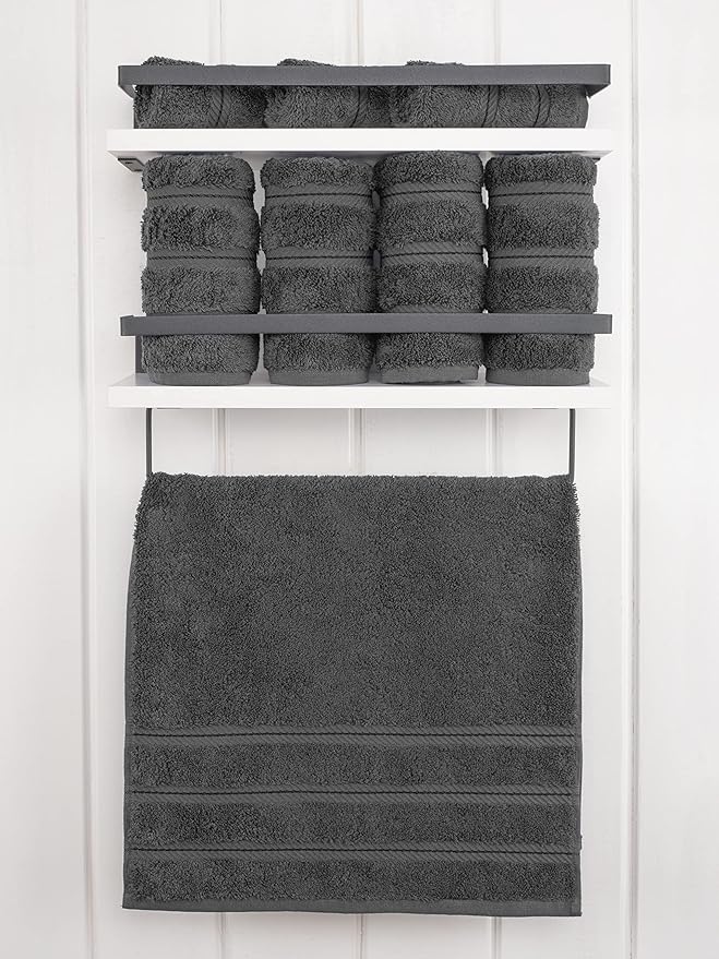 American Soft Linen 100% Cotton Luxury Turkish Towels, 4 PC Hand Towel Set | Soft Absorbent Quick Dry OEKO Tex Standard 100 Certificated Durable Machine Washable Premium Hotel Quality