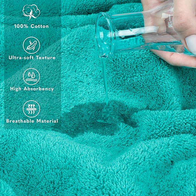 American Soft Linen 100% Cotton Luxury Turkish Towels, 35x70 XL Bath Sheet | Soft Absorbent Quick Dry OEKO Tex Standard 100 Certificated Durable Machine Washable Premium Hotel Quality