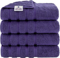 American Soft Linen 100% Cotton Luxury Turkish Towels, 4 PC Bath Towel Set | Soft Absorbent Quick Dry OEKO Tex Standard 100 Certificated Durable Machine Washable Premium Hotel Quality