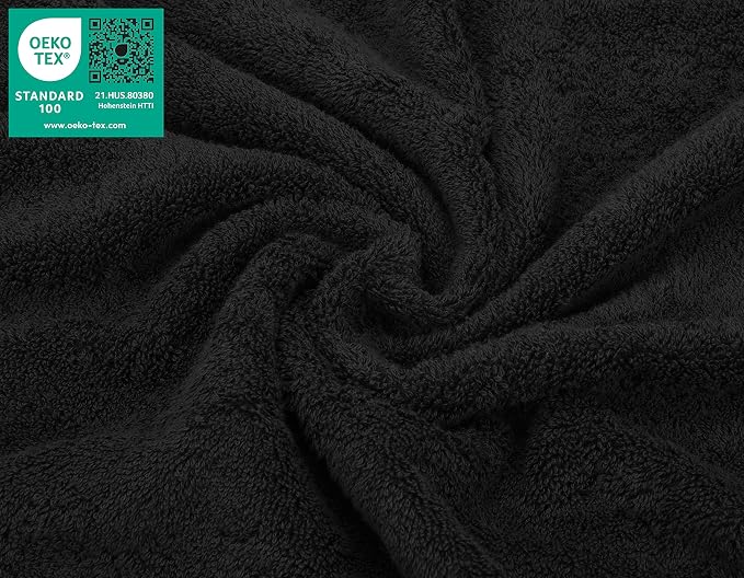 American Soft Linen 100% Cotton Luxury Turkish Towels, 4 PC Washcloth Set | Soft Absorbent Quick Dry OEKO Tex Standard 100 Certificated Durable Machine Washable Premium Hotel Quality