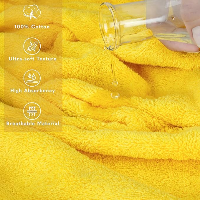 American Soft Linen 100% Cotton Luxury Turkish Towels, 35x70 XL Bath Sheet | Soft Absorbent Quick Dry OEKO Tex Standard 100 Certificated Durable Machine Washable Premium Hotel Quality