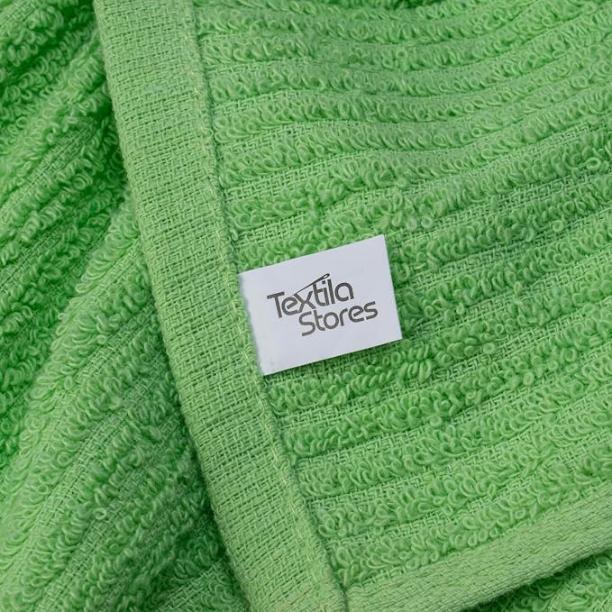 Textila Bar Mop Towels - 16x19 Inches - Pack of 12 - Apple Green - Cotton Dish Cloths & Cleaning Towels for Kitchen, Bar, Restaurant, Household Use – Absorbent, Durable, Reusable