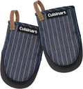 Cuisinart Heritage Mini Oven Mitts, 2-Pack, Neoprene, Heat Resistant 350F | Cotton-lined, non-slip neoprene palm, ambidextrous design, leather hang loop, ideal for smaller hands and everyday cooking