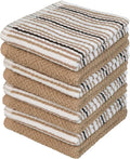 Bumble Dish Cloths 8-Pack, 100% Cotton Kitchen Towels, 12"x12" Tan | 430 GSM Soft Dish Towels for Kitchen, Highly Absorbent & Durable Kitchen Rags for Washing Dishes