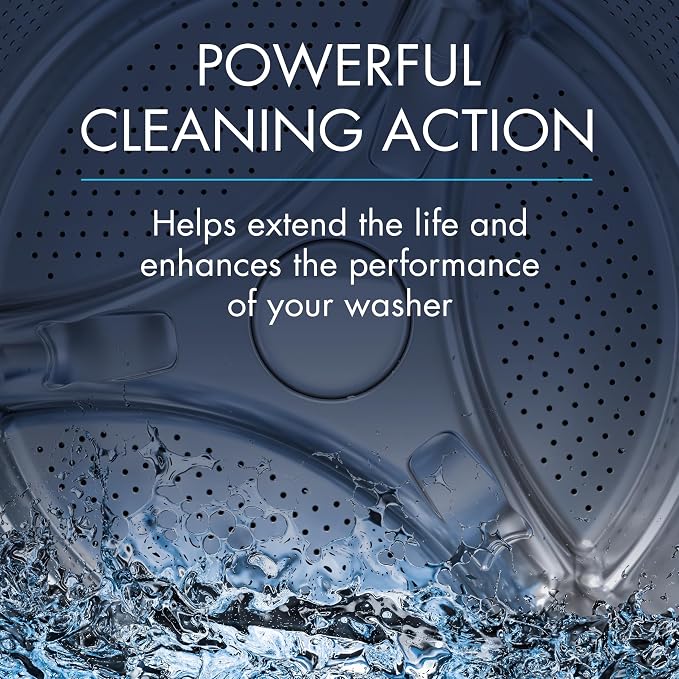 Glisten Washing Machine Cleaner, Fresh Scent Appliance Deodorizer, 12 oz | Helps Remove Odor & Limescale; Regular Care Helps Prevent Future Buildup in Top/Front HE Washers, Made in USA