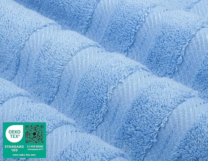 American Soft Linen 100% Cotton Luxury Turkish Towels, 4 PC Bath Towel Set | Soft Absorbent Quick Dry OEKO Tex Standard 100 Certificated Durable Machine Washable Premium Hotel Quality