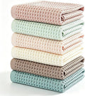 vfaejll Kitchen Towels Set 6 Pack, 100% Cotton Waffle Weave Dish Cloths & Dish Towels, 13x13 Inch Hand Towels for Kitchen, Absorbent Quick-Drying Dish Rags for Washing Dishes, 6 Colors