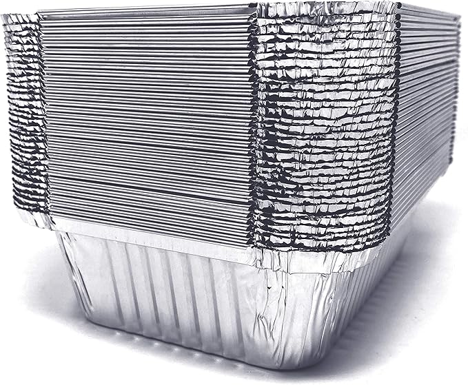 20 Pack - Drip Pans Compatible with Napoleon BBQ Grills 62007 Grease Tray Prestige I, Prestige II, Prestige V, Prestige PRO, Rogue, Mirage, and Ultra Chef l Disposable Aluminum Foil Replacement