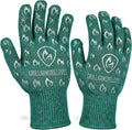 Grill Armor Oven Gloves with Fingers – 932°F Heat, Fire & Cut Resistant Mitts for BBQ, Grill, Cooking, Grilling, Baking, Smoker & Fire Pit