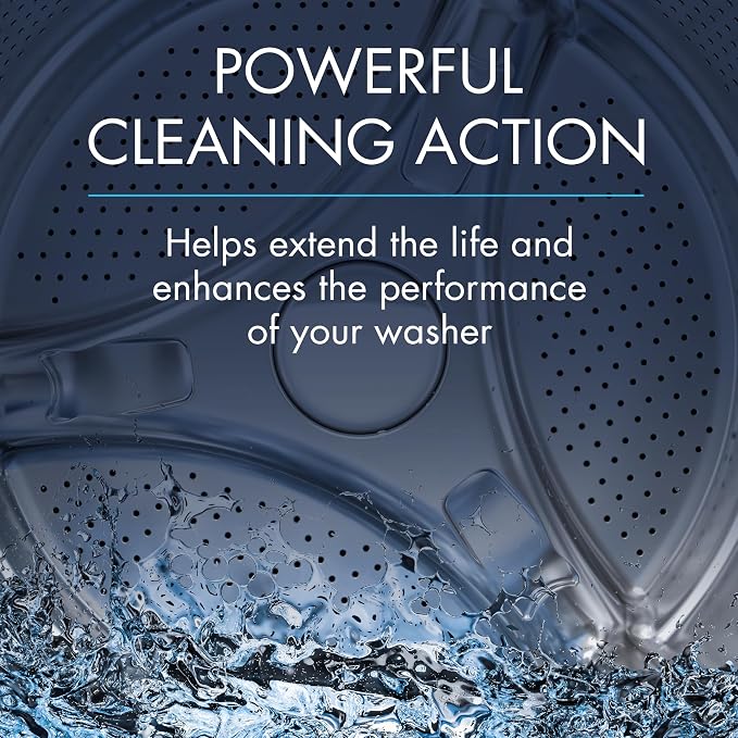 Glisten Washer Magic Washing Machine Cleaner and Deodorizer, 3 Bottles, Multicolor