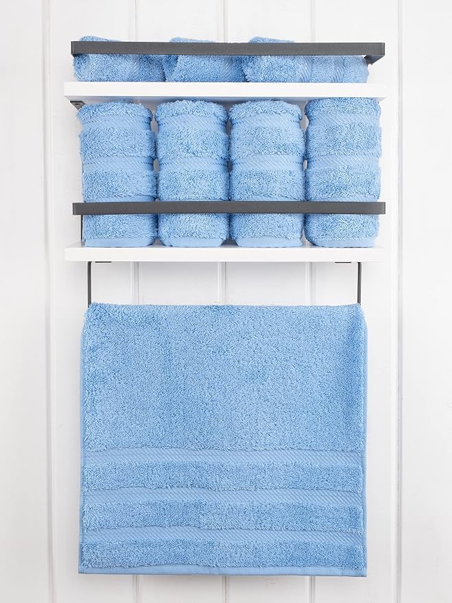 American Soft Linen 100% Cotton Luxury Turkish Towels, 4 PC Hand Towel Set | Soft Absorbent Quick Dry OEKO Tex Standard 100 Certificated Durable Machine Washable Premium Hotel Quality