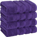 American Soft Linen 100% Cotton Luxury Turkish Towels, 4 PC Hand Towel Set | Soft Absorbent Quick Dry OEKO Tex Standard 100 Certificated Durable Machine Washable Premium Hotel Quality