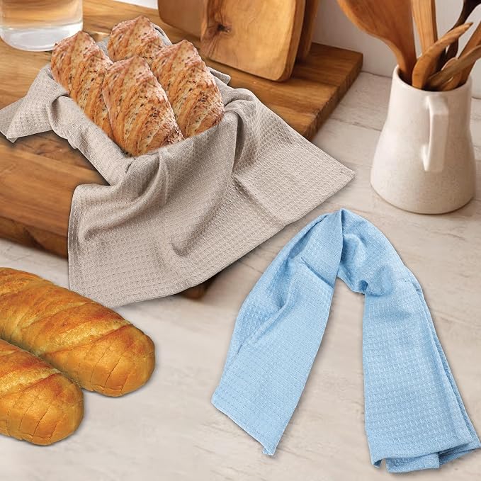 Urban Villa Kitchen Towels Cotton Dish Towels 20”x30” (Set of 6) Multi