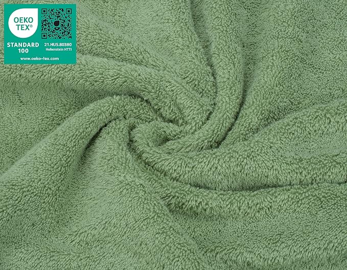 American Soft Linen 100% Cotton Luxury Turkish Towels, 4 PC Washcloth Set | Soft Absorbent Quick Dry OEKO Tex Standard 100 Certificated Durable Machine Washable Premium Hotel Quality