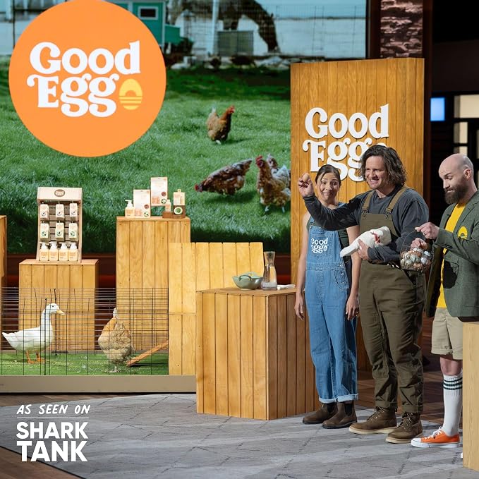 GoodEgg The Original Egg Brush, Silicone Egg Cleaning Brush for Farm Fresh Eggs, Chicken Coop Cleaning Tools, Egg Washer, Chicken Coop Accessories, Large to XL Sized Eggs, Green, As Seen On Shark Tank | Patented Silicone Design for Any Size Eggs, Made ...
