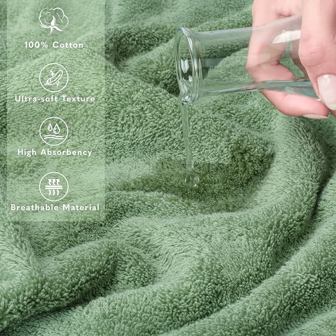 American Soft Linen 100% Cotton Luxury Turkish Towels, 35x70 XL Bath Sheet | Soft Absorbent Quick Dry OEKO Tex Standard 100 Certificated Durable Machine Washable Premium Hotel Quality