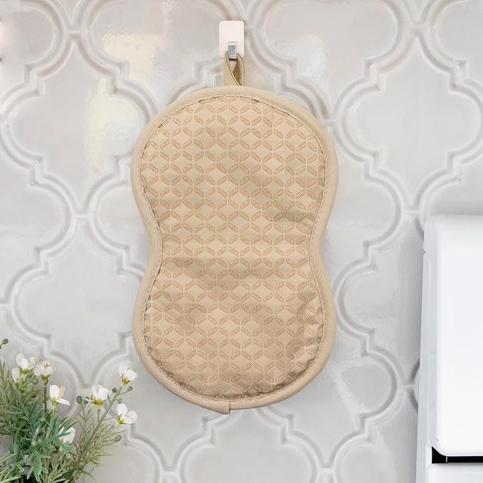 All-Clad Premium Pot Holder: Heat Resistant up to 500 Degrees - 100% Cotton, 10"x8" Hot Pad for Kitchen and Barbecue, 2-Pack, Toast