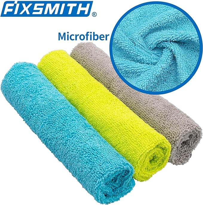 Microfiber Cleaning Cloth - Pack of 50, Microfiber Towels for Cars 16 x 12 in, Highly Absorbent Cleaning Rags, Lint-Free, Streak-Free Cleaning Cloths for Car Kitchen Home Office