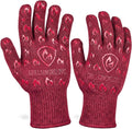 Grill Armor Oven Gloves with Fingers – 932°F Heat, Fire & Cut Resistant Mitts for BBQ, Grill, Cooking, Grilling, Baking, Smoker & Fire Pit