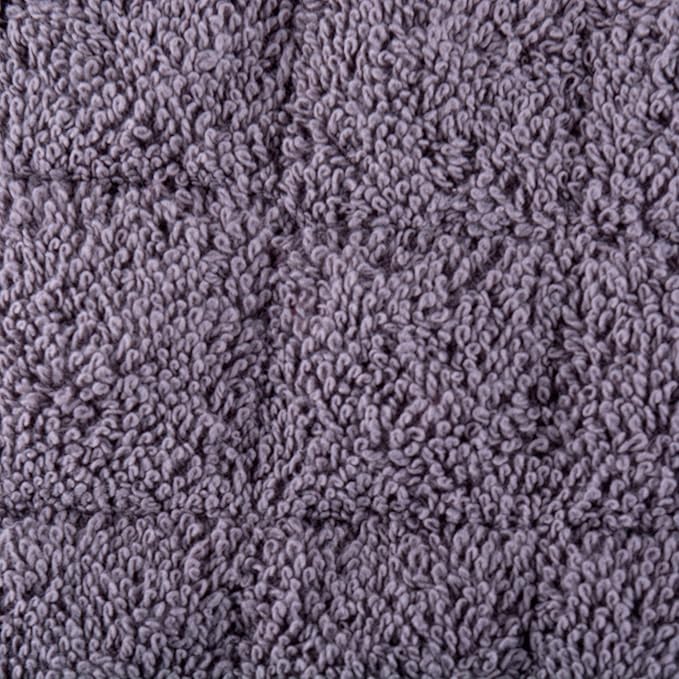 DII Basic Terry Collection Quilted 100% Cotton, Pan Handle, Gray, 3 Piece