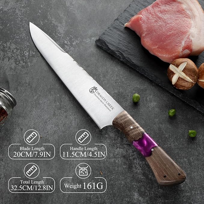 Dragon Creek Chef Boning Knife | Full Tang Deboing Fruit Potato Knife