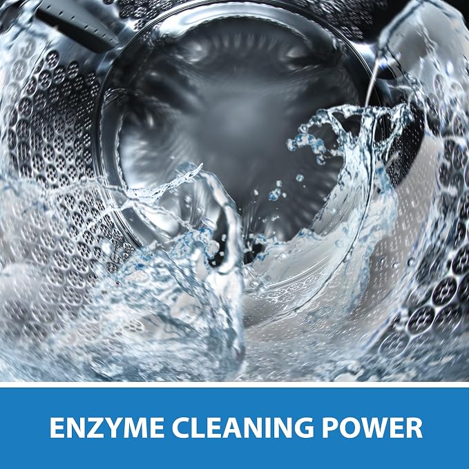 SANI 360° Washing Machine Cleaning tablets, 12 pack is Formulated with Enzyme, Deep Cleans and Deodorizes Front and Top Loading Washers use up to 1-year supply Lavender Scent