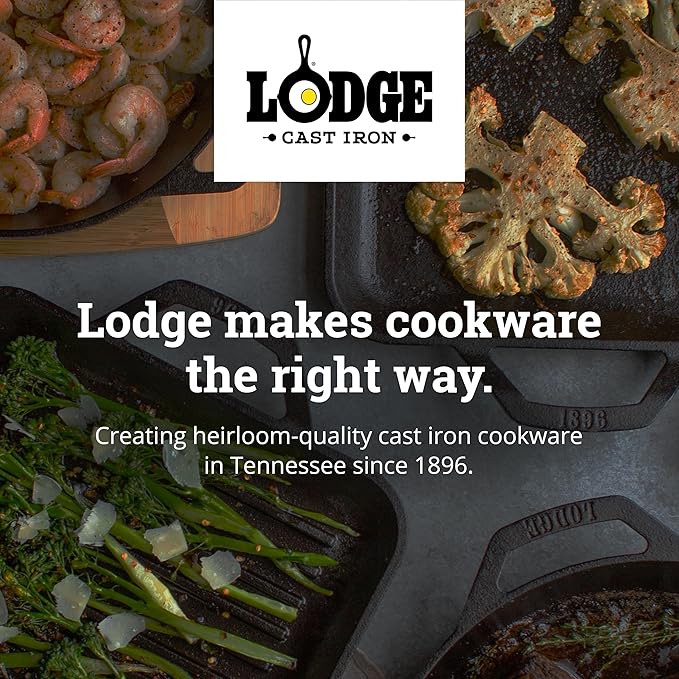 Lodge Chef Collection 6qt Double Dutch Oven