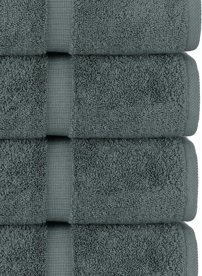 Chakir Turkish Linens | Hotel & Spa Quality 100% Cotton Premium Turkish Towels | Soft & Absorbent (6-Piece Hand Towels)