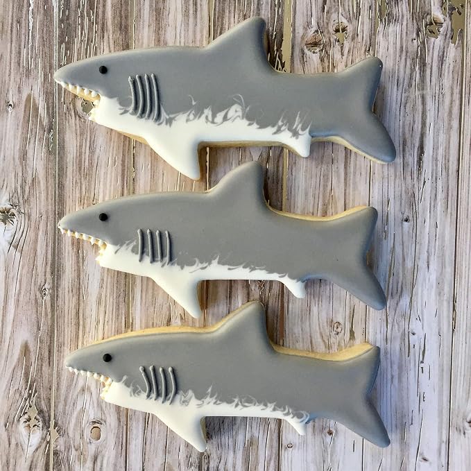 Ann Clark Shark Cookie Cutter Extra Large 6" Made in USA | Perfect Size and Shape, America’s Largest Cookie Cutter Maker, Food-Safe American Steel